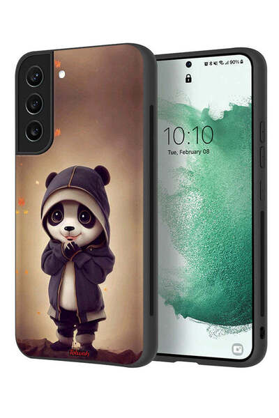 Tolwak غطاء حماية لهاتف سامسونج جالاكسي S21 بلس 5G بتصميم باندا صغير لطيف