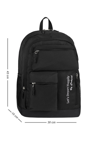CAKARD Multi-Eye Backpack - Water Resistant, Daily & School Bag with Laptop Compartment