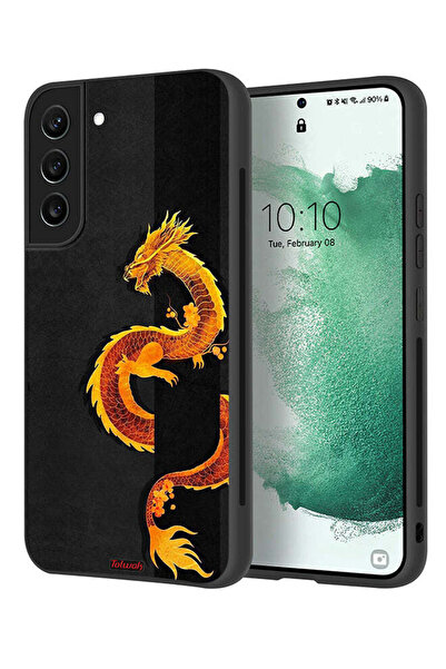 Tolwak غطاء حماية لهاتف سامسونج جالاكسي S22 بلس 5G برسومات فن التنين