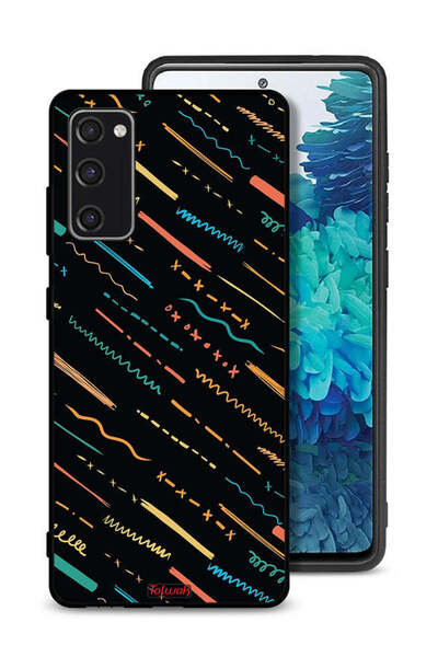 Tolwak غطاء حماية لهاتف سامسونج جالكسي S20 FE بنمط خطوط X مجردة