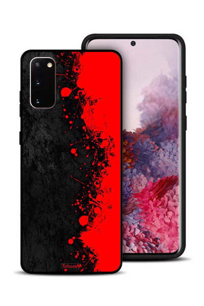 Tolwak Samsung Galaxy S20 Protective Case Cover Paint Abstract Pattern