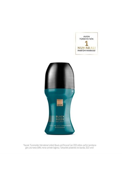 AVON Black Suede Secret Roll-On Deodorant 50ml