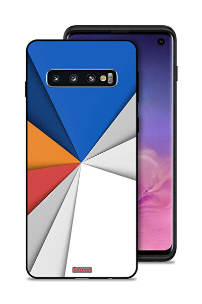 Tolwak غطاء حماية لهاتف Samsung Galaxy S10 مصنوع من مادة مطابقة للفن التجريدي