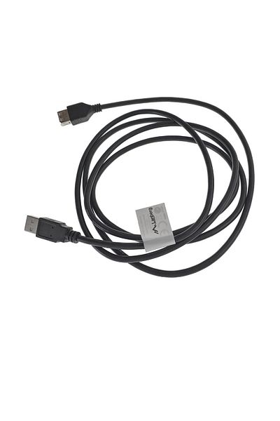 Lanberg cablu, USB 2.0, AM/AF, 1.8, negru