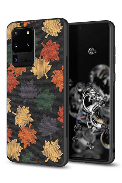 Tolwak غطاء حماية لهاتف سامسونج جالكسي S20 ألترا برسومات أوراق الخريف