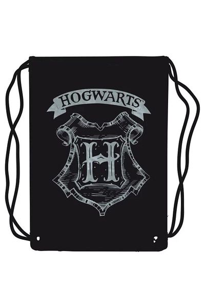 Harry Potter Hogwarts Drawstring Bag – Black – 45 cm
