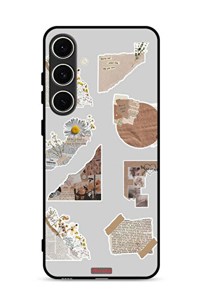 Tolwak غطاء حماية لهاتف Samsung Galaxy S24 FE 5G بقطع من الملصقات الورقية