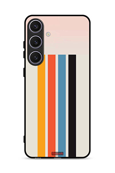 Tolwak غطاء حماية لهاتف سامسونج جالاكسي S24 بلس 5G بنمط خطوط مستقيمة