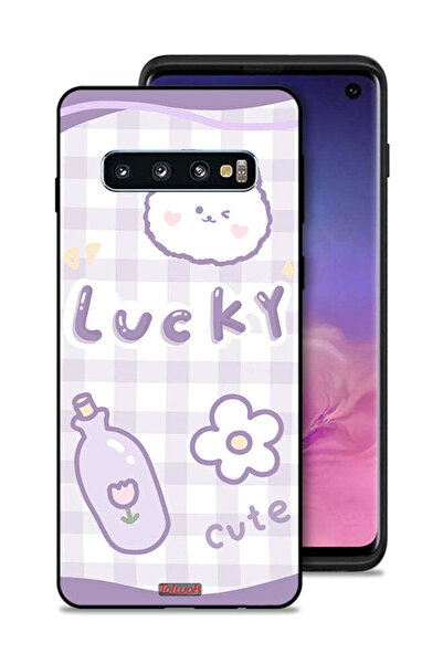 Tolwak غطاء حماية لهاتف سامسونج جالكسي S10 - لاكي كيوت