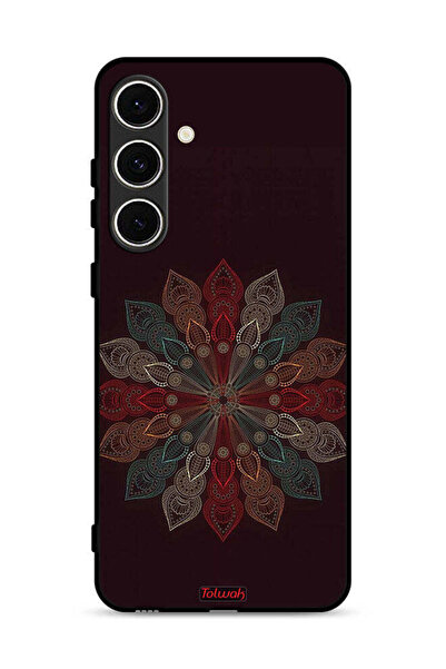 Tolwak غطاء حماية لهاتف سامسونج جالاكسي M56 5G بنقشة زهرة ماندالا