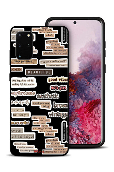 Tolwak غطاء حماية لهاتف سامسونج جالكسي S20 بلس بملصقات اقتباسات جميلة