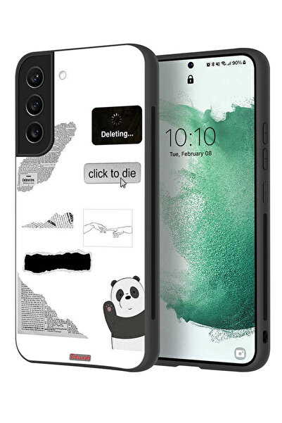 Tolwak غطاء حماية لهاتف سامسونج جالاكسي S21 بلس 5G، ملصق باندا