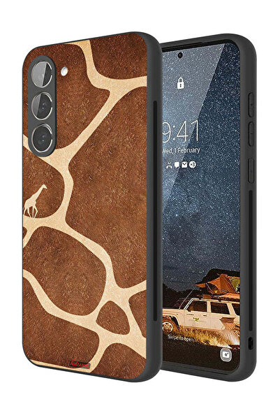 Tolwak غطاء حماية لهاتف سامسونج جالاكسي S23 بلس 5G - جلد زرافة