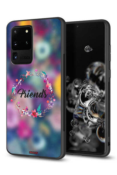 Tolwak غطاء حماية لهاتف سامسونج جالكسي S20 ألترا بتصميم خاتم أصدقاء الزهور