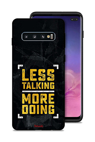 Tolwak غطاء حماية لهاتف سامسونج جالكسي S10 بلس - أقل كلامًا وأكثر فعلًا