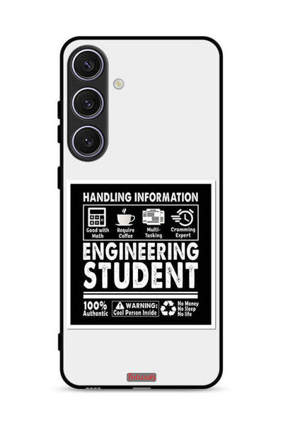 Tolwak غطاء حماية لهاتف Samsung Galaxy S24 5G ملصق طالب الهندسة