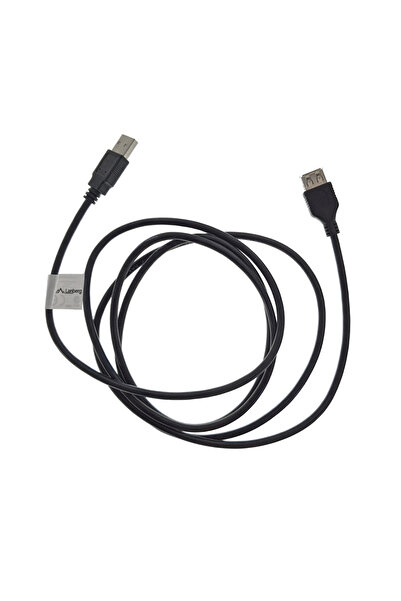 Lanberg cable, USB 2.0, AM/AF, 1.8, Black