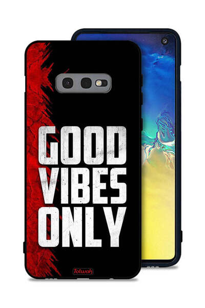 Tolwak غطاء حماية لهاتف سامسونج جالكسي S10e - Good Vibes Only