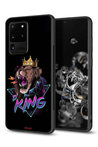 Tolwak غطاء حماية لهاتف سامسونج جالاكسي S20 ألترا برسومات الأسد الملك
