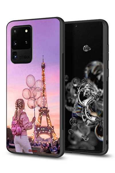 Tolwak غطاء حماية لهاتف سامسونج جالكسي S20 ألترا بطبعة فتاة تحمل بالونات