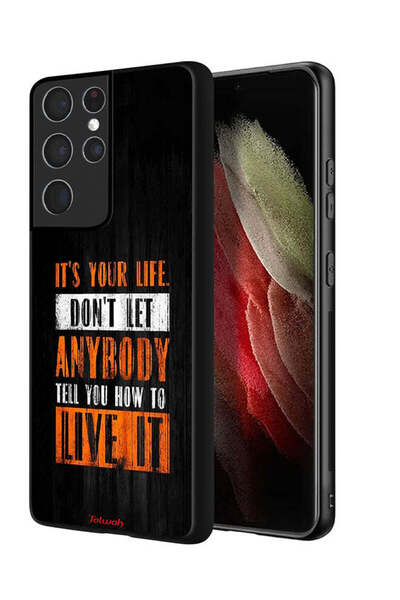 Tolwak غطاء حماية لهاتف Samsung Galaxy S21 Ultra 5G Its Your Life