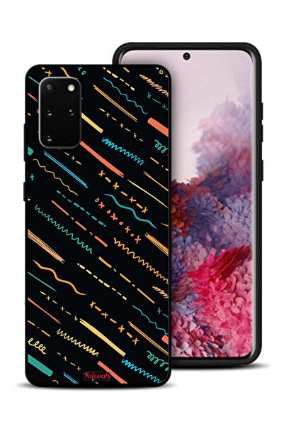 Tolwak غطاء حماية لهاتف سامسونج جالكسي S20 بلس بنمط خطوط X مجردة