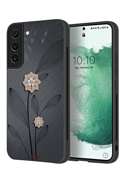 Tolwak غطاء حماية لهاتف سامسونج جالاكسي S21 بلس 5G برسومات زهور ماسية