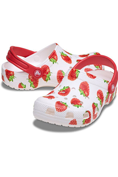 Crocs Παιδικές παντόφλες Classic Fresh Fruits Clog T Strawberry Pattern