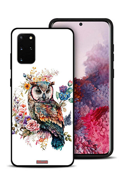 Tolwak غطاء حماية لهاتف سامسونج جالكسي S20 بلس بتصميم بومة فنية تجريدية