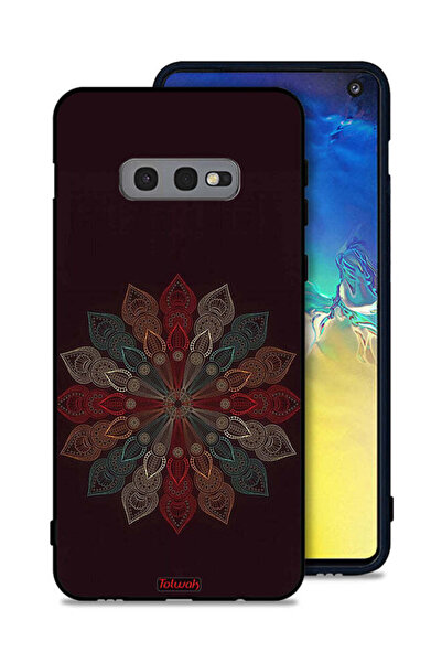 Tolwak غطاء حماية لهاتف Samsung Galaxy S10e بتصميم زهرة ماندالا