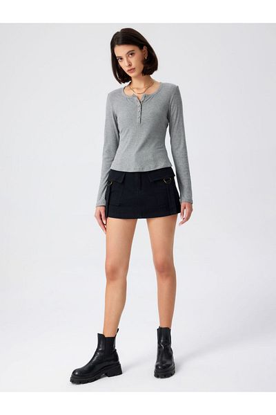 Shop Cider Long Sleeve Blouse V Neck