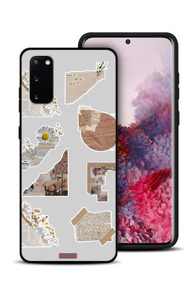 Tolwak غطاء حماية لهاتف سامسونج جالكسي S20 بقطع من الملصقات الورقية