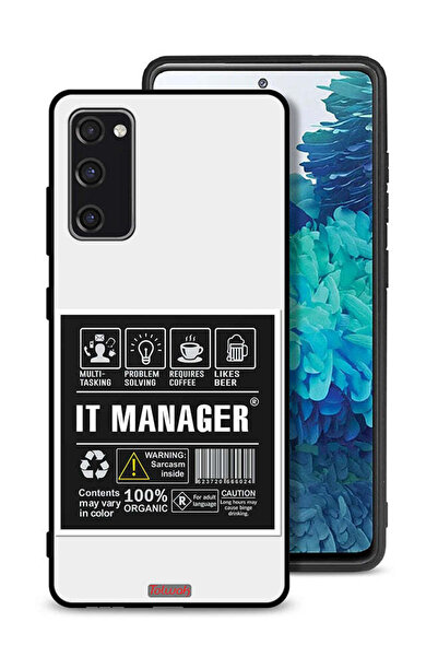 Tolwak غطاء حماية لهاتف سامسونج جالكسي S20 FE، ملصق مدير تكنولوجيا المعلومات