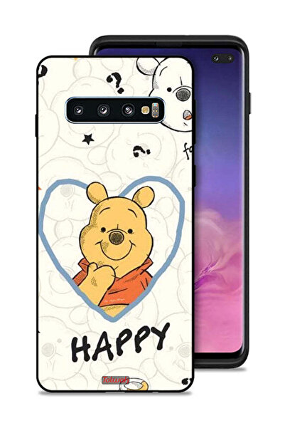 Tolwak غطاء حماية لهاتف سامسونج جالاكسي S10 بلس بتصميم الدب باباي