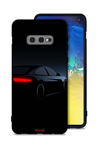 Tolwak غطاء حماية لهاتف Samsung Galaxy S10e بتصميم سيارة داكنة