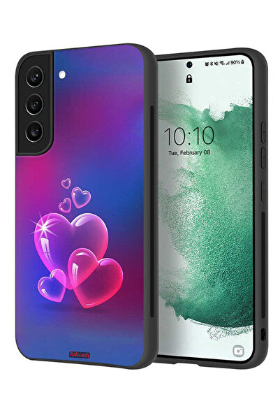 Tolwak غطاء حماية لهاتف سامسونج جالكسي S21 5G بنقشة قلوب الماء