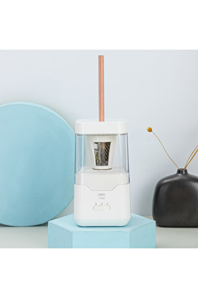 Deli E71202 Electric Pencil Sharpener,3 Grades–ideal for school & office