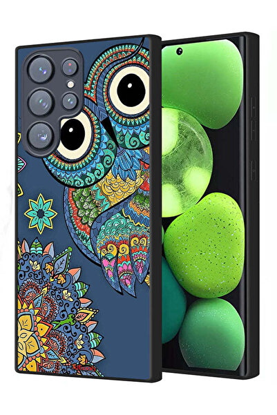 Tolwak غطاء حماية لهاتف سامسونج جالاكسي S22 ألترا 5G بتصميم بومة زهرية