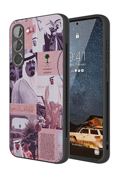 Tolwak غطاء حماية لهاتف سامسونج جالاكسي S23 5G، ملصق الملك عبد الله العتيق