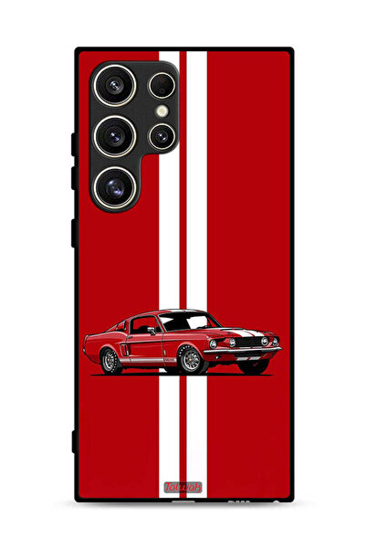 Tolwak غطاء حماية لهاتف Samsung Galaxy S24 Ultra 5G بتصميم سيارة كلاسيكية تجر...