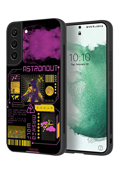 Tolwak غطاء حماية لهاتف سامسونج جالاكسي S22 بلس 5G، ملصق رائد فضاء