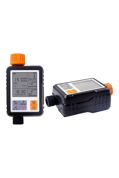 Primo Plus Large Screen Automatic Watering Timer Black/Orange