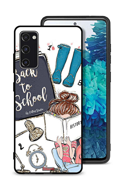 Tolwak غطاء حماية لهاتف سامسونج جالكسي S20 FE، فتاة تعود إلى المدرسة تقرأ الت...