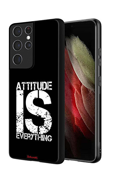Tolwak Samsung Galaxy S21 Ultra 5G Protective Case Cover Attitude Is Everything