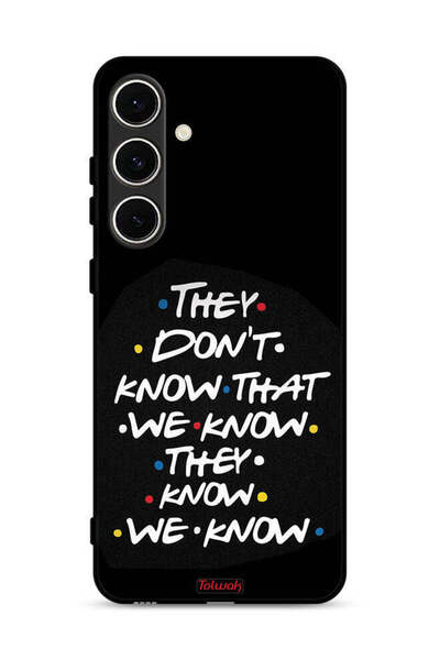 Tolwak غطاء حماية لهاتف Samsung Galaxy S24 FE 5G لا يعرفون ما نعرفه يعرفون أن...