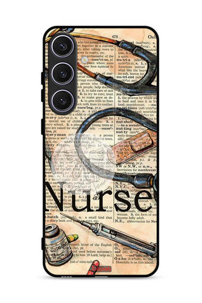 Tolwak غطاء حماية لهاتف سامسونج جالاكسي S24 5G، أدوات ممرضة عتيقة