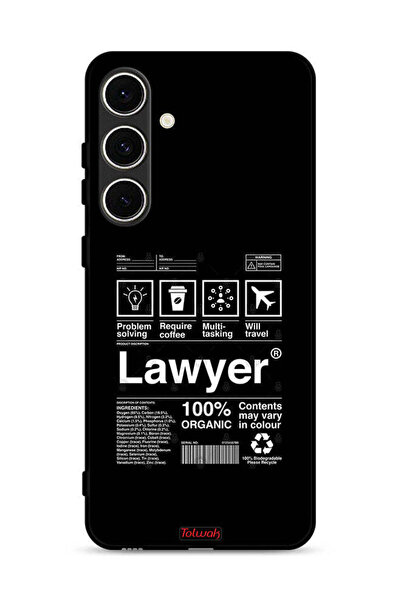 Tolwak Samsung Galaxy S24 FE 5G Protective Case Cover Lawyer Sticker