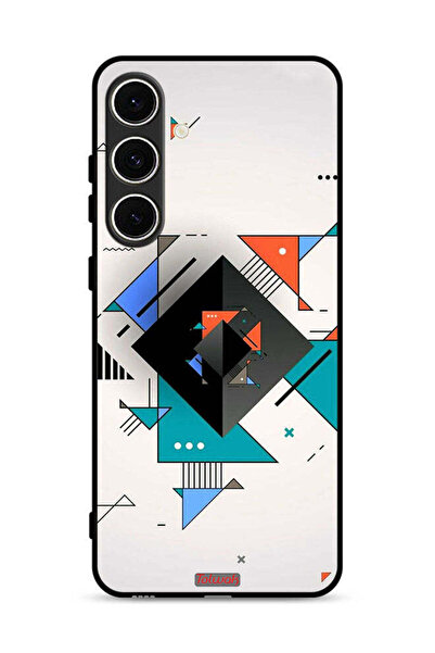 Tolwak غطاء حماية لهاتف سامسونج جالاكسي A36 5G بأشكال مربعة ومثلثة ونمط تجريدي