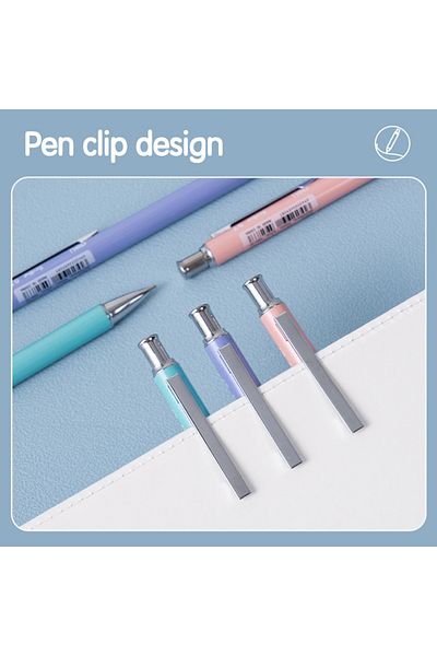 Deli EU501-07 Mechanical Pencil 0.7mm Assorted Colors – ideal for writing, exams, office use