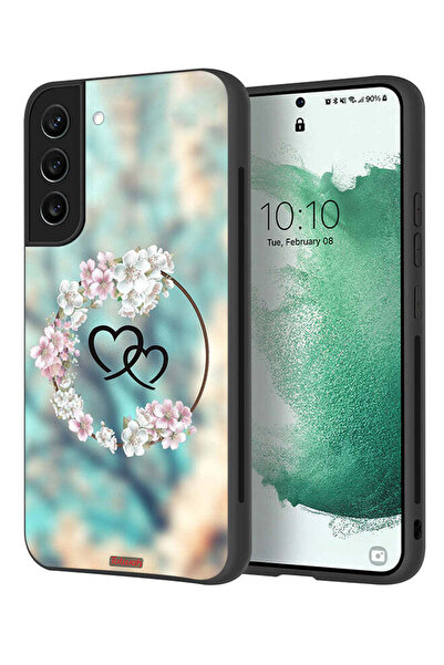 Tolwak غطاء حماية لهاتف سامسونج جالاكسي S22 5G برسومات قلوب في خاتم